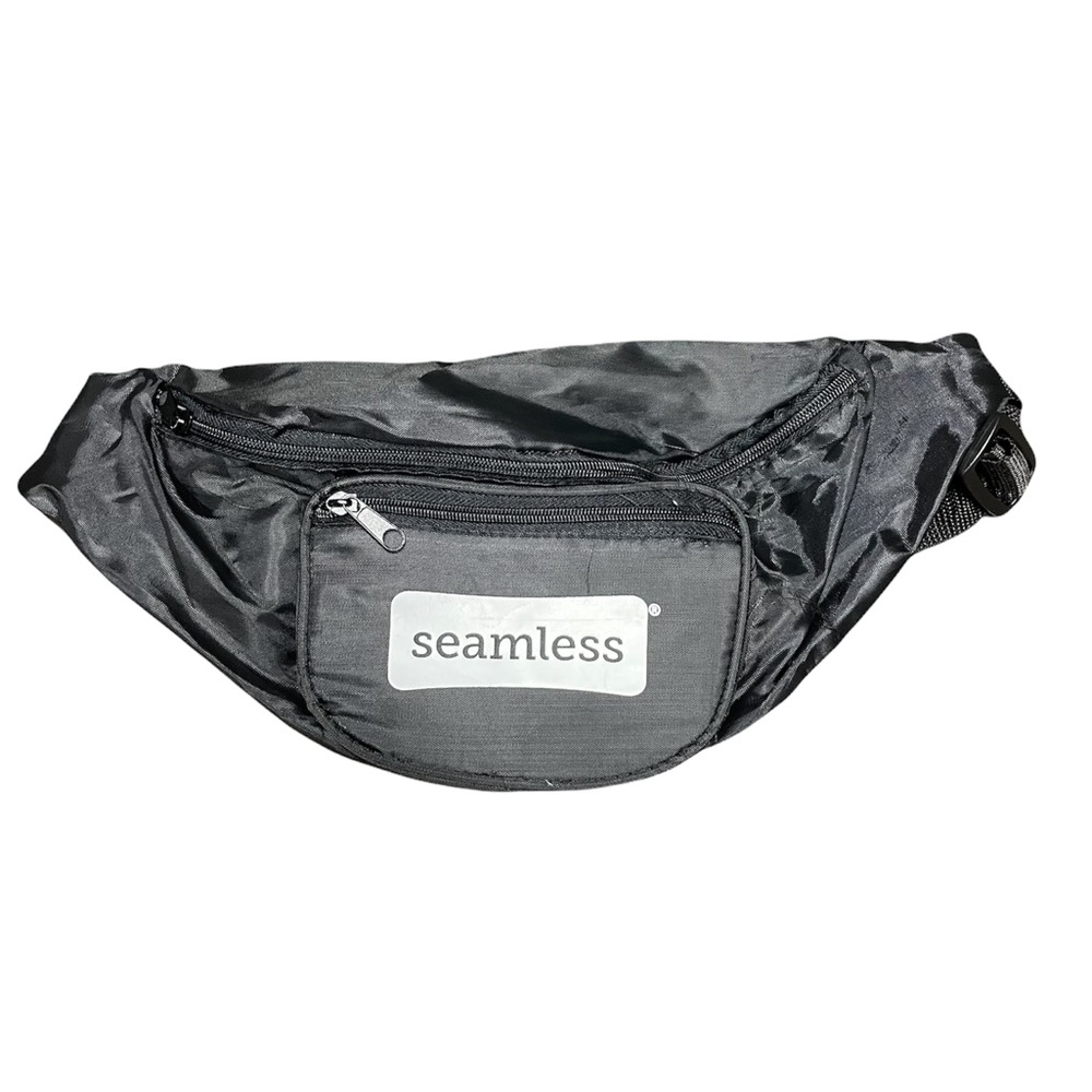 Black fanny pack